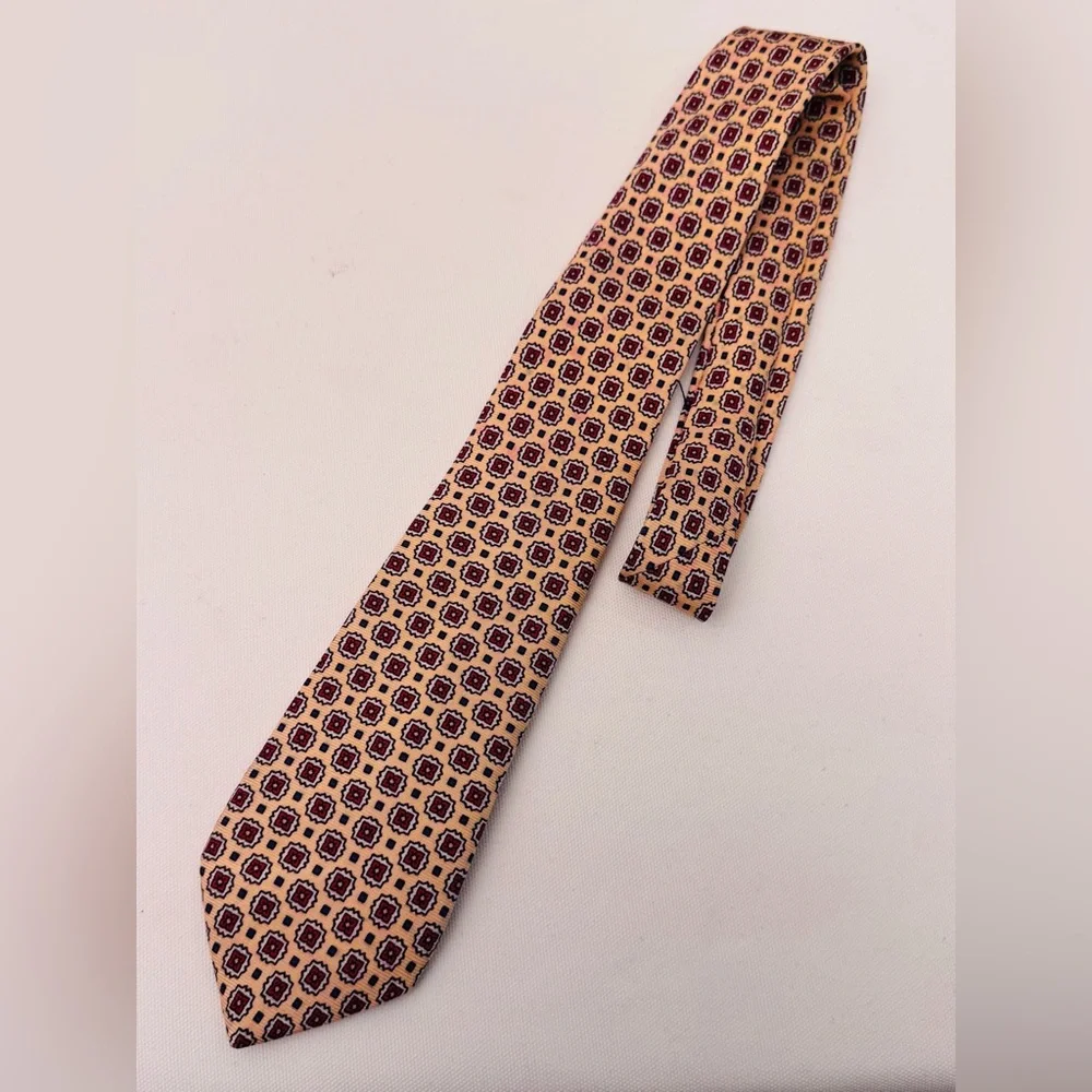 Polo by Ralph Lauren Kids Patterned Tie - Cream and Brown